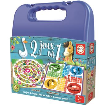 Jeu de voyage Educa Malette 2 jeux en 1