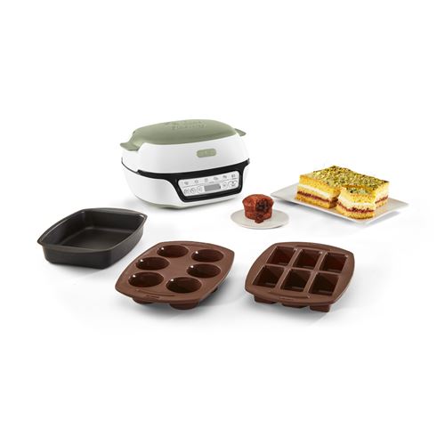 Machine À Gâteaux Tefal Cake Factory Kd801310 1100 W Blanc Et Pistache