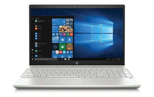 HP Pavilion 15-Cs0017Nf - Intel Core i5 8250U / 1.6 Ghz - Win 10 Familiale 64 Bits - Gf Mx130 - 6 Go Ram - 128 Go SSD + 1 To Hdd - 15.6" 1366 X 768 (Hd) - Wi-Fi 5 - Argent Minéral (Couvercle), Argent Naturel (Cadre De Clavier), Anodisé Sablé (Couvercl