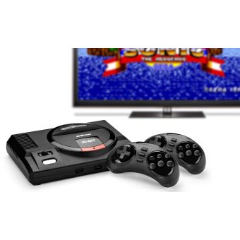 Manette Sega Megadrive Avec 20 Jeux Intégrés - Console Rétro à Brancher Sur TV - Occasion En état De Marche