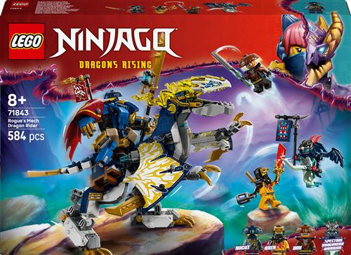 Lego Ninjago Lego® Ninjago® 71843 Le Robot Dragonnier De Rogue