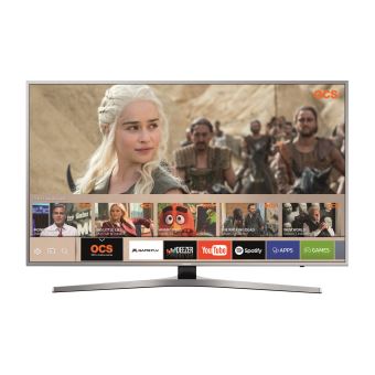 Samsung UE49MU6405U - 49" diagonale klasse 6 Series led-achtergrondverlichting lcd-tv - Smart TV - 4K UHD (2160p) 3840 x 2160 - HDR - zilver - 1