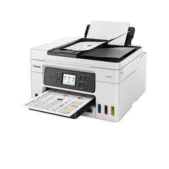 Canon MAXIFY GX4050 - Imprimante multifonctions - couleur - jet d'encre - rechargeable - Legal (216 x 356 mm) (original) - A4/Legal (support) - jusqu'à 18 ipm (impression) - 350 feuilles - 33.6 Kbits/s - USB 2.0, LAN, Wi-Fi(ac)