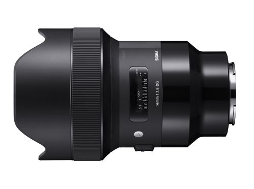 Objectif hybride Sigma 14 mm f/1.8 DG HSM Art Noir Monture Sony FE