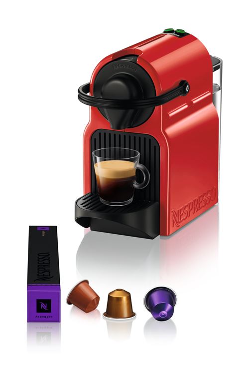 Machine à café Nespresso Krups Inissia 1260 W Rouge - État correct Nespresso sur Fnac