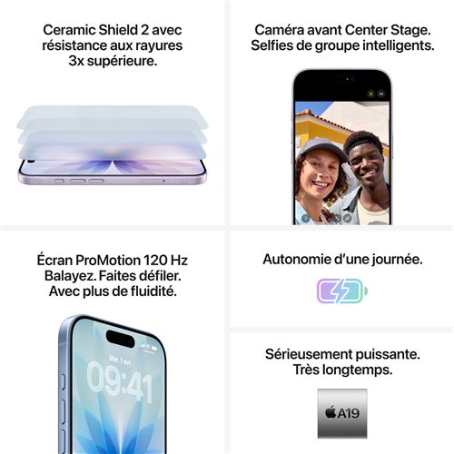 Apple iPhone 17 - 256 GB - Weiss - IPhone - Einkauf & Preis | fnac