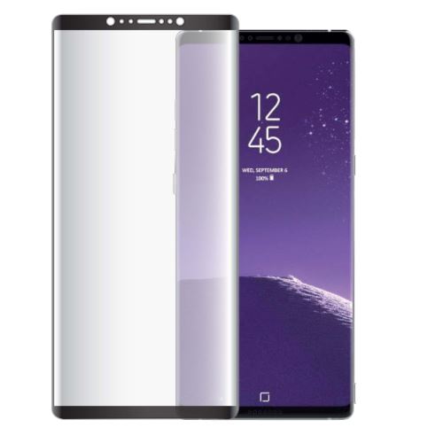 Protection d'écran BigBen en Verre Trempé Noir pour Samsung Note 8