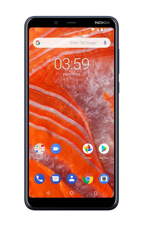 Nokia 3.1 Plus - Android One - 4G smartphone - double SIM - RAM 3 Go / Mémoire interne 32 Go - microSD slot - 6\