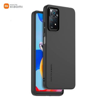 Coque de protection semi-rigide en TPU pour Xiaomi Redmi Note 11 Pro 4G/5G Made For Xiaomi Noir