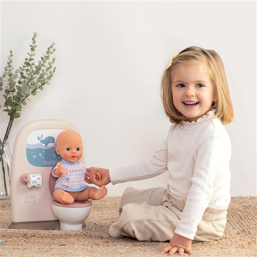 Jeu D'imitation 3 Ans Smoby Baby Nurse - Lavabo Et Toilettes Poupée, Jeu D' Imitation Hygiène Enfant Jeu Imitation