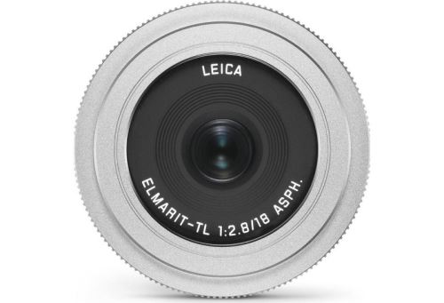 Objectif hybride Leica Elmarit-TL 18 mm f/2.8 ASPH. Argent