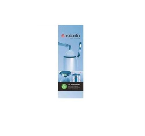 Brabantia Sac Poubelle Perfectfit, Code G, 23-30L, 20 Sacs Par Rouleaux - White - Image 4