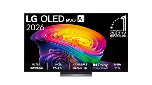 TV LG 4K OLED Evo OLED77C6 195 cm 2026 - vue 1