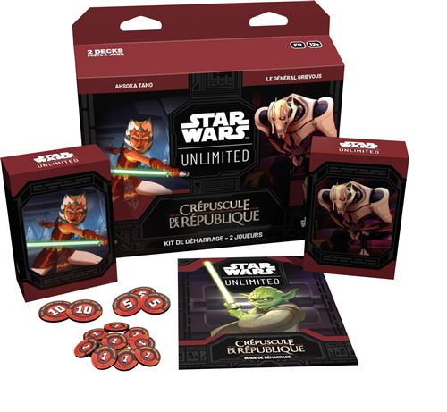 Star Wars Multicolore Carte À Collectionner Unlimited Crépuscule De La République Kit De Démarrage 2 Joueurs