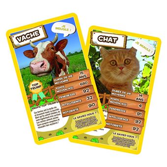 Jeu de cartes Top Trumps A la ferme