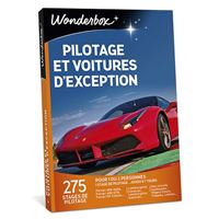 Coffret Cadeau Smartbox Pilotage Et Frissons - Neuf, Week-end Bien-être Et Sensations