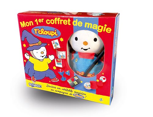 Boite de Jeu classique Megagic Mon 1er coffret de magie T'choupi