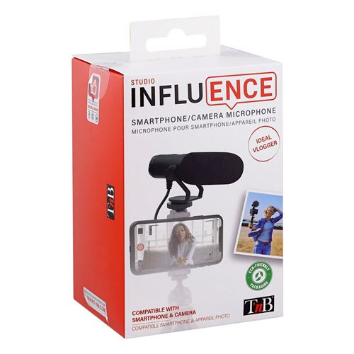 Microphone pour smartphone ou appareil photo T'n'b Influence - vue 1