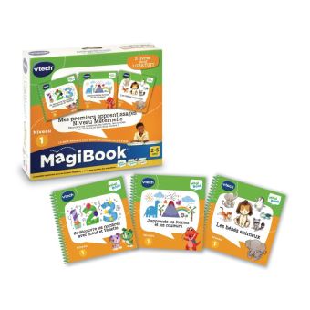 Pack de trois livres Vtech MagiBook Mes premiers apprentissages