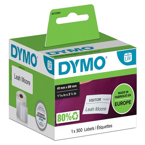 Dymo NAME BADGE LABELS - vue 3