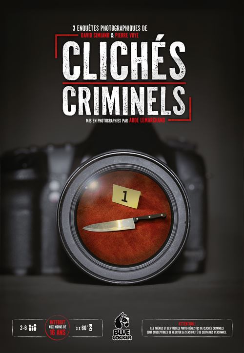 Jeu d'enquête Cocker Clichés Criminels