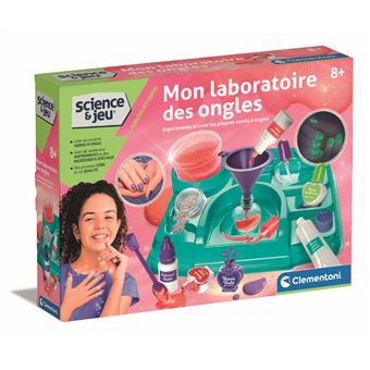 Création parfum et cosmétique Clementoni Mon laboratoire des ongles