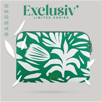 Housse T'nB Exclusiv' Garden Vert pour PC Portable de 13" à 14"
