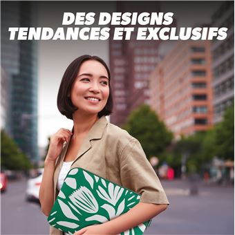 Housse T'nB Exclusiv' Garden Vert pour PC Portable de 13" à 14"