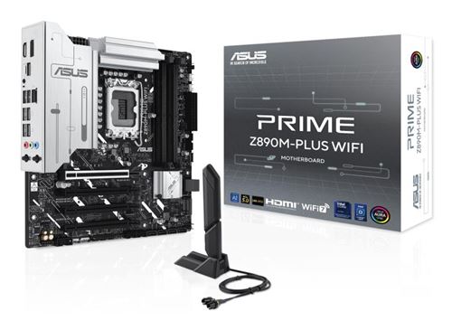 Carte mère ASUS PRIME Z890M-PLUS WIFI micro ATX Socket LGA1851 Chipset Intel Z890