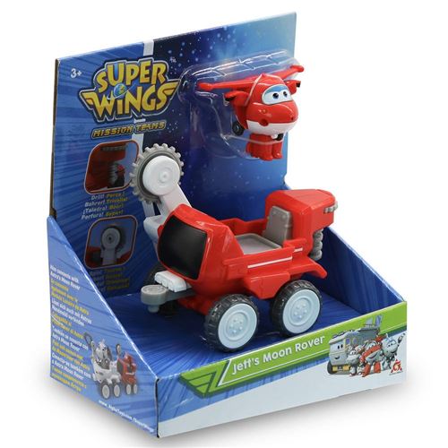 Véhicule Super Wings Jett'S Moon Rover Et Transform A Bot