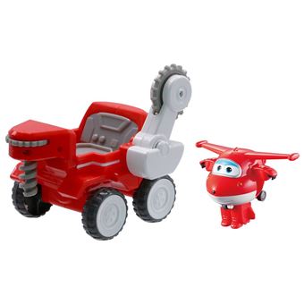 Véhicule Super Wings Jett's Moon Rover et Transform A Bot