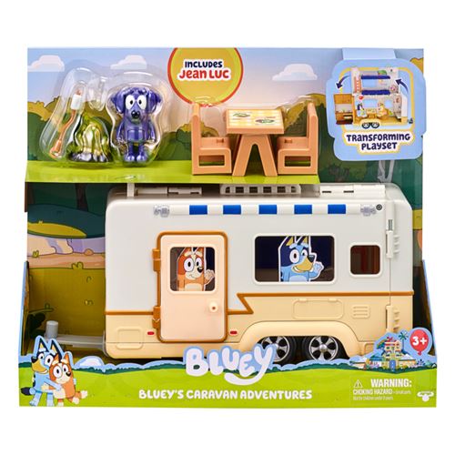 Figurine Bluey La Caravane