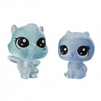 Pack avec 2 Petites Figurines Littlest Pet Shop Collection Givrée Meilleurs Amis Modèle Alèatoire