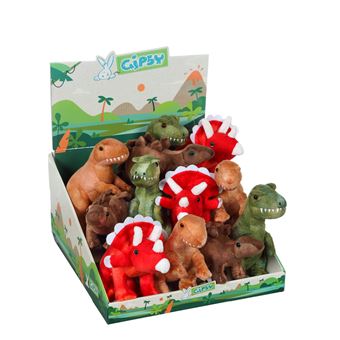 Peluche Gipsy P'tit Dinosaure Color 18 cm Modèle aléatoire