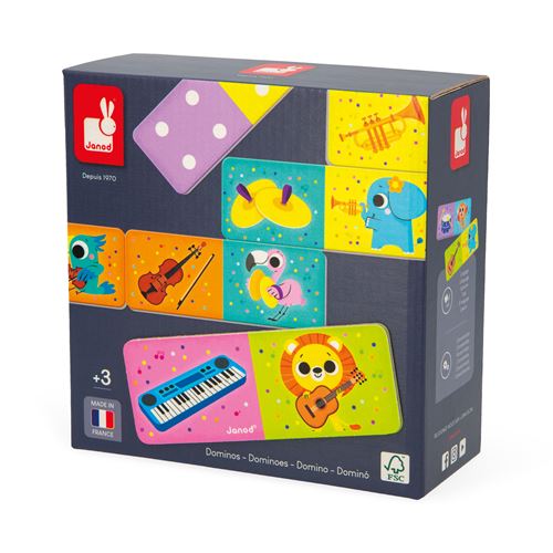 Janod Dominos Instruments De Musique