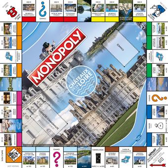 Jeu classique Monopoly Châteaux de la Loire