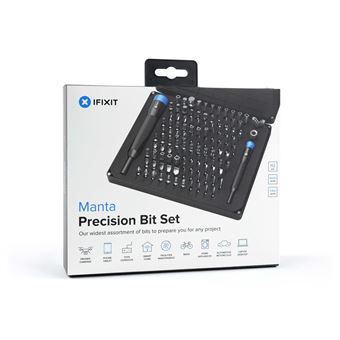 Kit Ifixit Manta Precision Bit Set Noir et Bleu