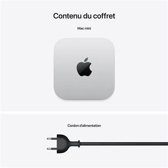Apple Mac Mini 512 Go SSD 24 Go RAM Puce M4 Pro CPU 12 Coeurs GPU 16 Coeurs