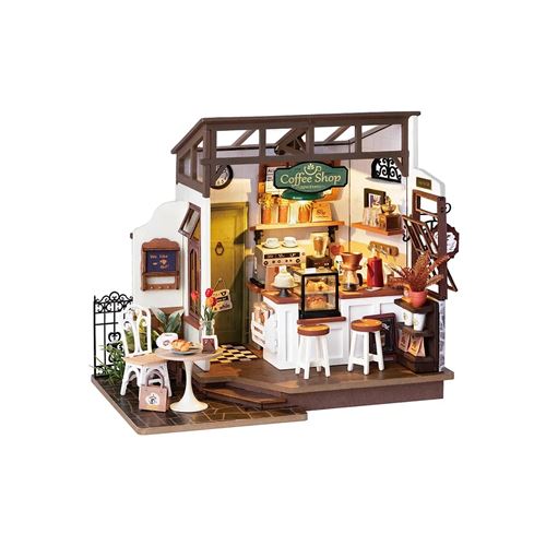 Maquette Rolife Serre livres Book Nook Coffeeshop