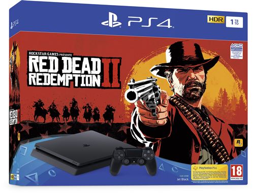 Sony Playstation 4 Red Dead Redemption 2 Bundle Console De Jeux Hdr 1 To Hdd Noir De 7518