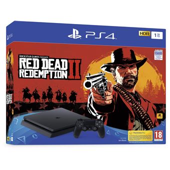 Sony PlayStation 4 - Red Dead Redemption 2 Bundle - console de jeux - HDR - 1 To HDD - noir de jais - Red Redemption 2 - Console 4 - Achat & prix | fnac