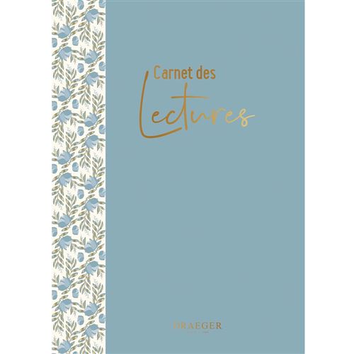 Carnet de lectures Draeger A5 Bleu