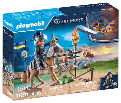 PLAYMOBIL Novelmore 71797 - Fantôme Du Château & Chevalier - Set Aventure Trésor LED Lumineux - Dès 4 Ans