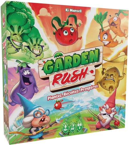 Jeu De Stratégie Asmodee Garden Rush SCGDR01FR – Duel Tactique De Jardinage Pour 2 Joueurs