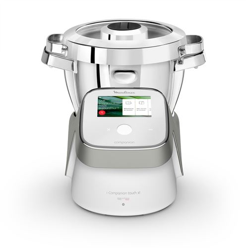 Robot cuiseur Moulinex I-Companion Touch XL HF938E00 1550 W Blanc et Argent