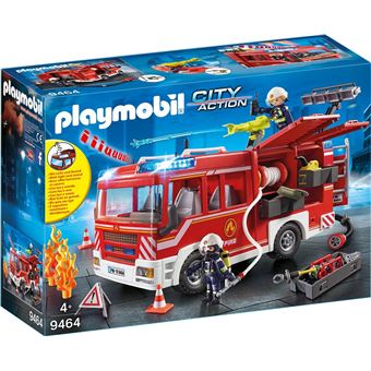 voiture playmobil pompier