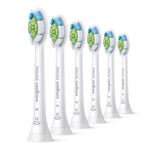 Brossettes dentaires Philips Sonicare HX6066/87 Optimal White Lot de 6 Têtes de brosse à dents