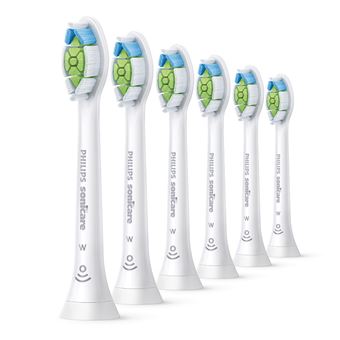 Brossettes dentaires Philips Sonicare HX6066/87 Optimal White Lot de 6 Têtes de brosse à dents