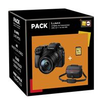 LUMIX PACK HYBRIDE G7H + HOUSSE+ CTE SD