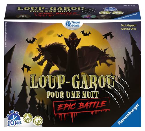 Jeu d’ambiance Ravensburger Loup Garou pour une nuit - Epic Battle